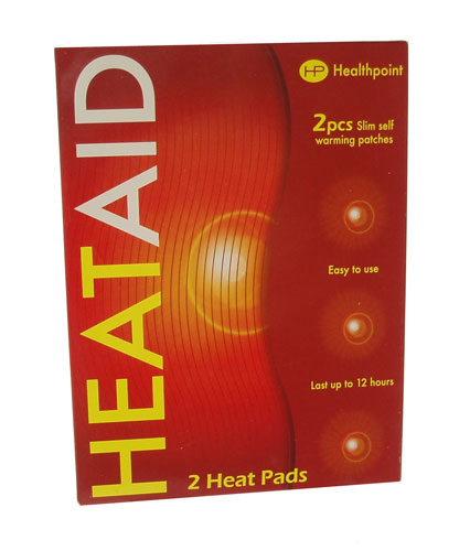 HeatAid Self warming patches (Twin Pack) 13 x 10 cm